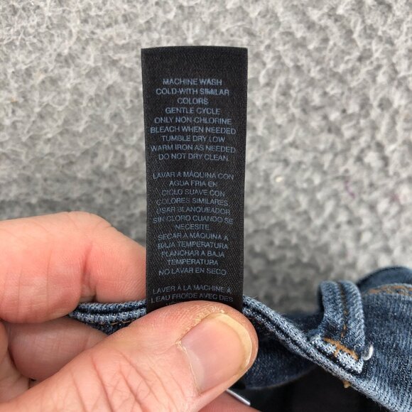 Chicos Jeans Womens 00 US 2 Blue So Slimming Medium Wash Denim Girlfriend Crop - Picture 7 of 12